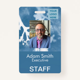 The Blue Steward - Name Badge ID Badge