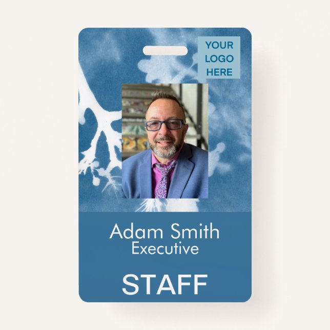 The Blue Steward - Name Badge ID Badge (Front)