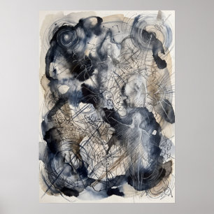 The Blue Stone Veil Spiritual Wall Art