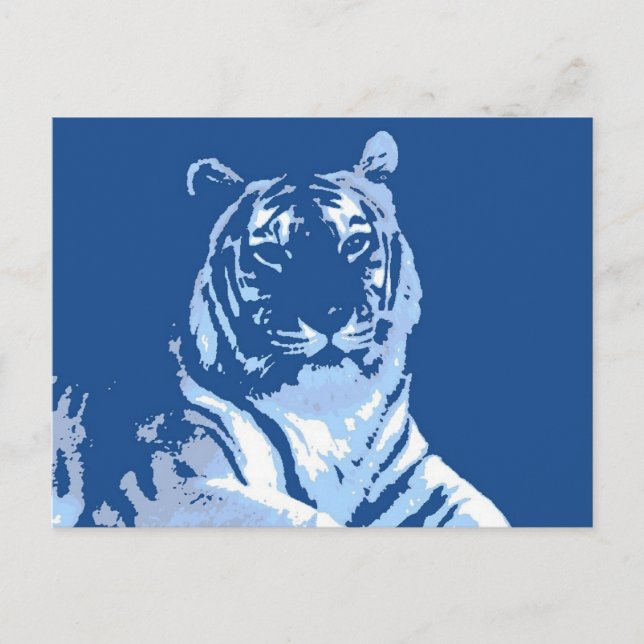 The Blue Tiger Postcard (Front)