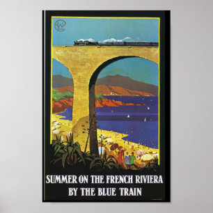 The Blue Train Summer on the French Riviera Poster
