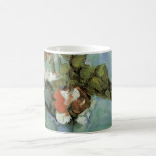 The Blue Vase (Flowers and Fruit) by Paul Cezanne Coffee Mug
