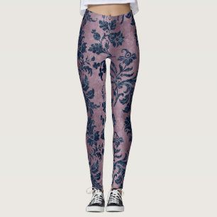 The Blue Velvet  Series Design 10  Leggings