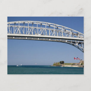 The Blue Water Bridge is a twin-span bridge 2 Postcard
