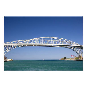 The Blue Water Bridge is a twin-span bridge Photo Print