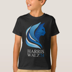The Blue Wave Is Coming Covered In Cat Hairs Funny T-Shirt