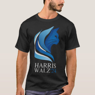 The Blue Wave Is Coming Covered In Cat Hairs Funny T-Shirt