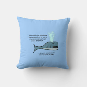 The Blue Whale... Cushion