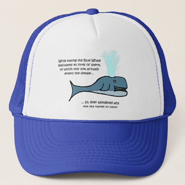The Blue Whale... Trucker Hat (Front)