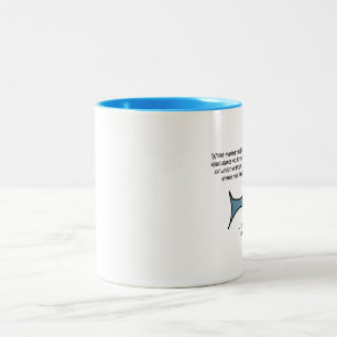 The Blue Whale... Two-Tone Coffee Mug