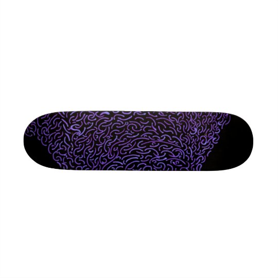The blue worm skateboard