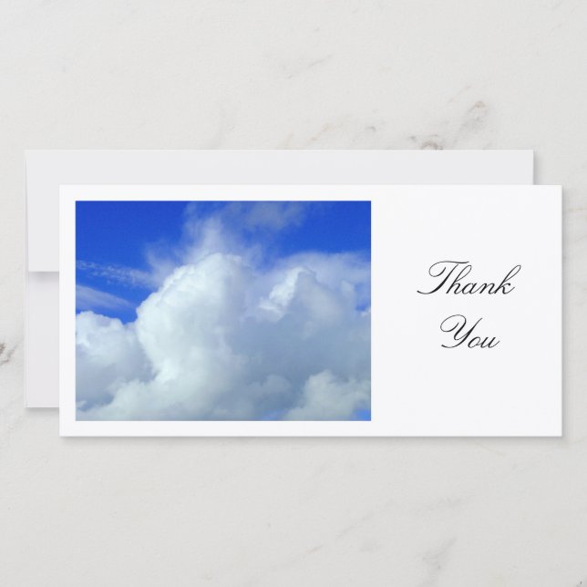The Blue Yonder - Thank You Card (Front)