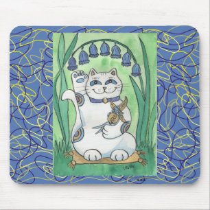 The Bluebells Are Ringing Out Good Luck Mouse Pad