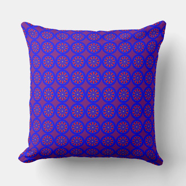 The Blueberry Throw Pillow (Front)