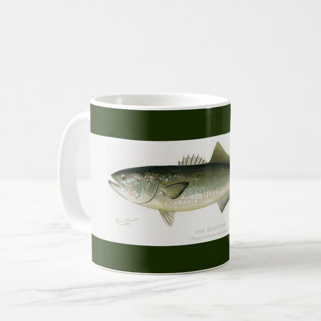 The Bluefish Fisherman's Stripe Mug (Front Left)