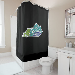 The Bluegrass State - Kentucky Shower Curtain