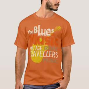The Blues Music Vintage classic mississippi road m T-Shirt