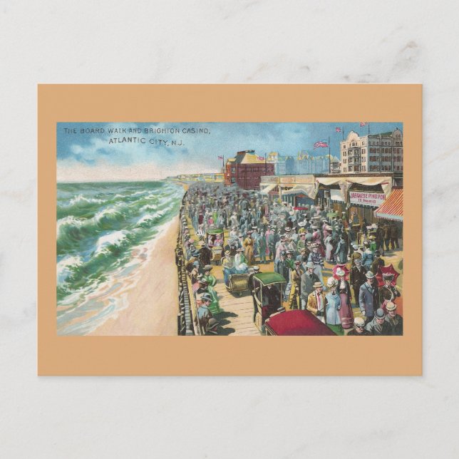 The Board Walk and Brighton Casino Postcard (Front)