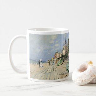The Boardwalk at Trouville by Claude Monet Coffee Mug