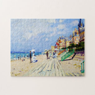 The Boardwalk at Trouville Claude Monet Jigsaw Puzzle