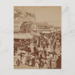 The Boardwalk In Atlantic City Postcard
