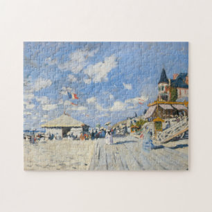 The Boardwalk on the Beach Trouville, Monet Puzzle