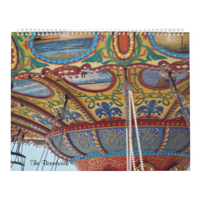 The Boardwalk Pleasure Pier Galveston Texas Calendar (Cover)