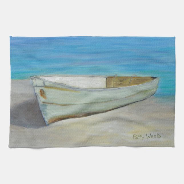 The Boat Kitchen Towel (Horizontal)