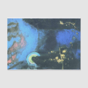 The Boat Virgin With Corona by Odilon Redon Tissue Paper