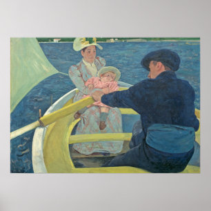 The Boating Party, 1893-94 (oil on canvas) Poster