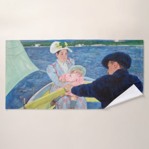 The Boating Party, Mary Cassatt Bath Towel
