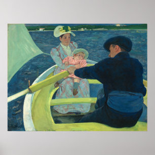 The Boating Party - Mary Cassatt Fine Art Poster