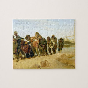 The Boatmen on the Volga, 1870-73 Jigsaw Puzzle