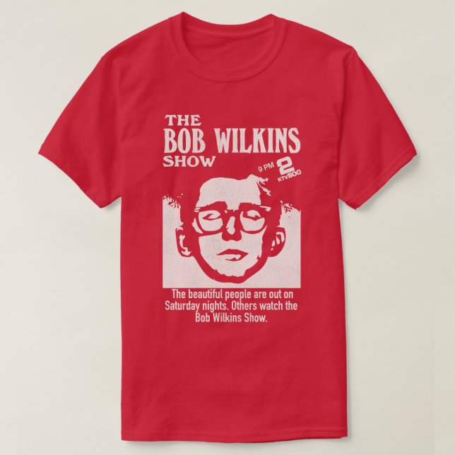 The Bob Wilkins Show Horror Host Creature Feature T-Shirt (Design Front)