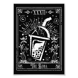 The Boba Tea Tarot Card Photo Print