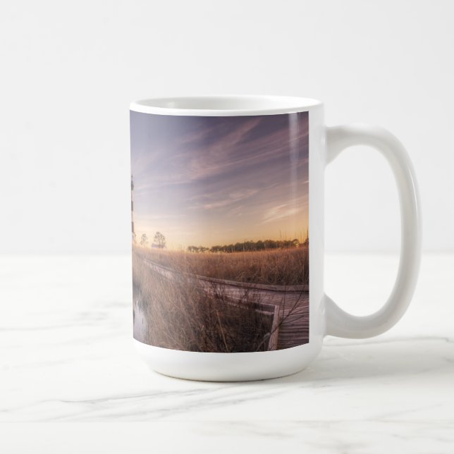 The Bodie Island Lighthouse  At Sunset Coffee Mug (Right)