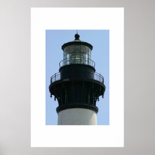 The Bodie Island Lighthouse lantern room. Poster