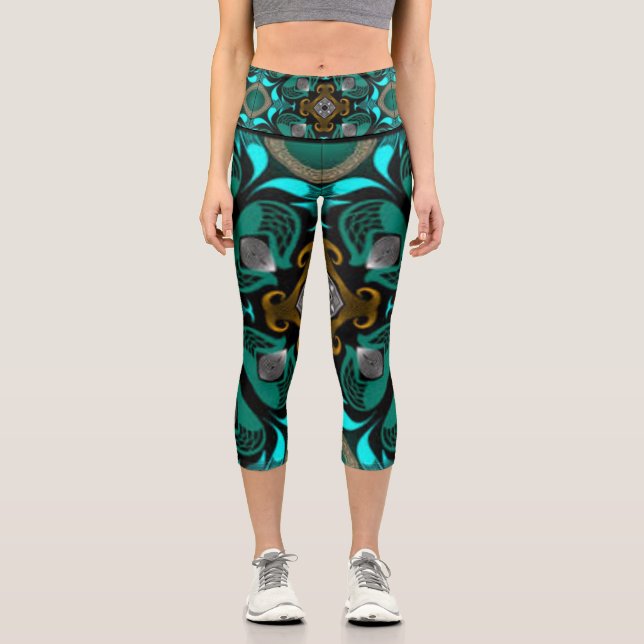 The Body Electric Capri Leggings (Front)