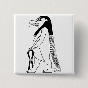 The Body of a Goddess: 15 Cm Square Badge