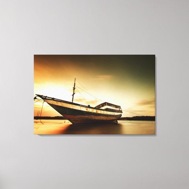 The Body Of Old Ship | Bali, Indonesia Canvas Print (Front)