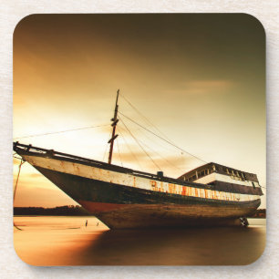 The Body Of Old Ship Bali, Indonesia Coaster