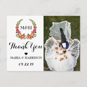 The Bohemian Summer Wedding Collection Postcard