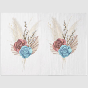 The Boho Bouquet Series Design 10 Tissue Paper