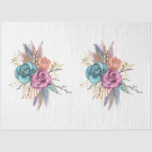 The Boho Bouquet Series Design 8 Tissue Paper