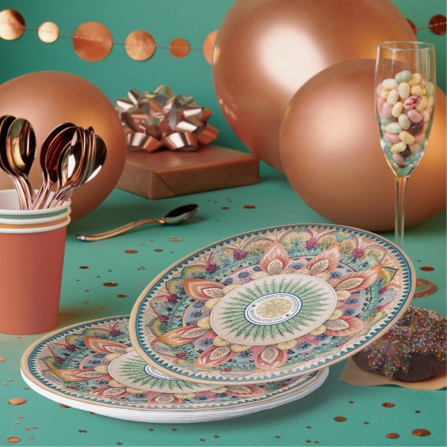  The Boho Tableware Debate: Melamine Paper Plates (Multi)