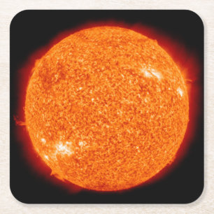 The Boiling Sun Square Paper Coaster
