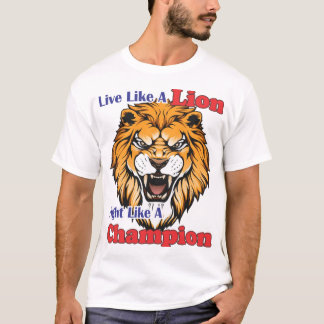 The Bold Aesthetic of a Roaring Lion  T-Shirt