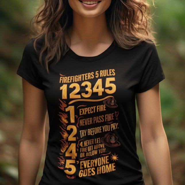 The Bold Firefighters Code T-Shirt (Creator Uploaded)