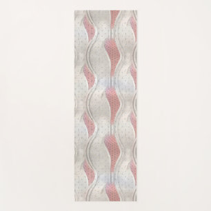 The Bold Metallic 3D Red Grey Texture look  Yoga M Yoga Mat