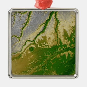 The Bolivian Amazon Metal Tree Decoration